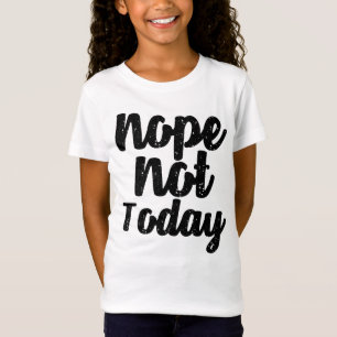 Conception du T-shirt des femmes de Nope pas