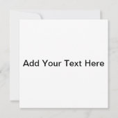 Conception du tigre Invitation d'anniversaire (Dos)