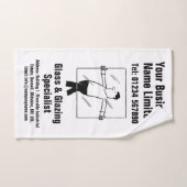 Conception du verre et du laquage de fenêtre (Serviette à main)