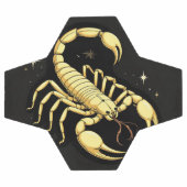 Conception du zodiaque Scorpion doré avec ornement (Plat)