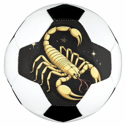 Conception du zodiaque Scorpion doré avec ornement (Devant)