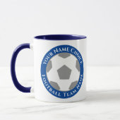 Conception d'un club de football en Mug Bleue (Gauche)