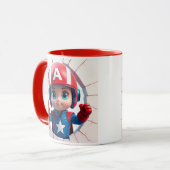 conception d'un habillage de mug de dessin animé d (Devant gauche)