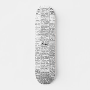 Conception d'un skateboard de journaux