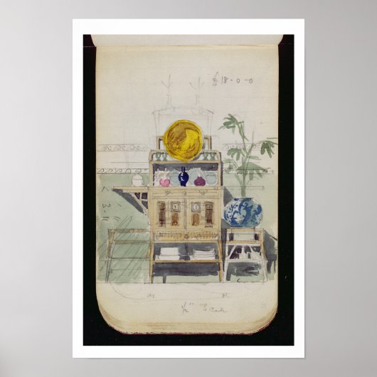 Conception d'un tableau de bord, c.1860s-les année (Devant)