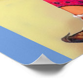 Conception d'une affiche pour femmes dans un villa (Coin)