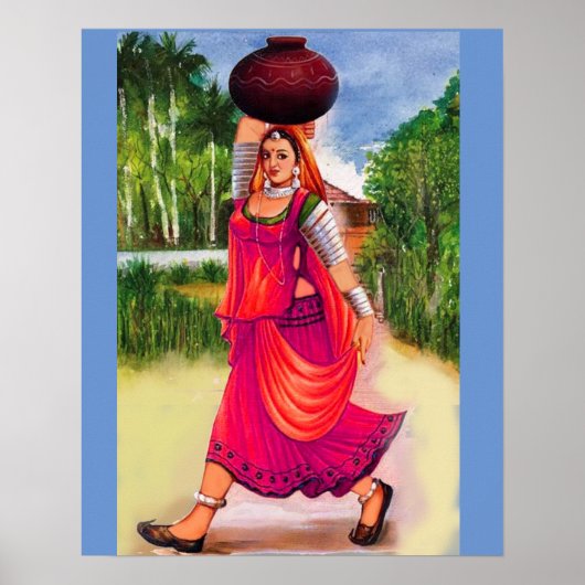 Conception d'une affiche pour femmes dans un villa (Devant)