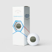 Conception d'une balle de golf verte à deux tons - (Conditionnement)