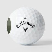 Conception d'une balle de golf verte à deux tons - (Logo)