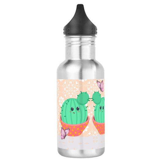 Conception d'une bouteille d'eau avec de mignons c (Gauche)