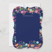 Conception d'une invitation d'art folklorique pour (Dos)