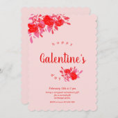 Conception d'une invitation pour la Saint-Galentin (Devant / Derrière)