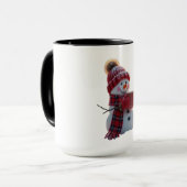 Conception d'une tasse de thé Snowman (Devant gauche)
