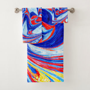 Conception dynamique des Motifs Abstraits bleus