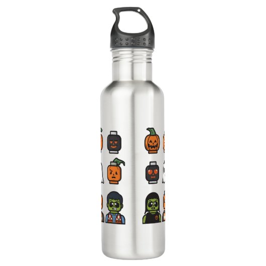 Conception éffrayante de la bouteille d'eau Hallow (Dos)
