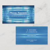 conception électrique, carte de visite moderne (Devant / Derrière)