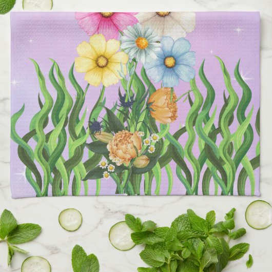 Conception élégante de serviettes de cuisine (Plié)