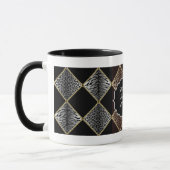 Conception Empreinte de léopard de diamant Mug à d (Gauche)
