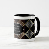 Conception Empreinte de léopard de diamant Mug à d (Devant droit)
