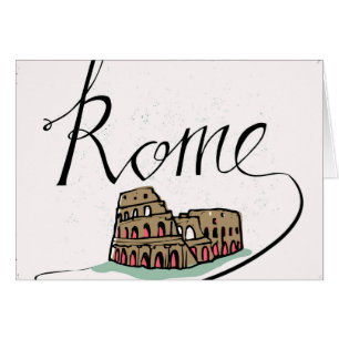 Conception en lettres de main de Rome
