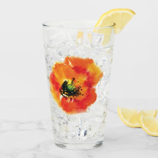 Conception en verre de pavot (Dos glace)