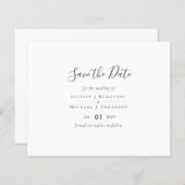 Conception Enregistrer La Date Modèle Ajouter Grap (Devant / Derrière)