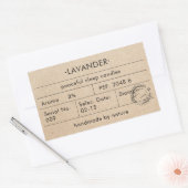 Conception Étiquette de produit de bougie (Enveloppe)