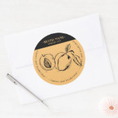 Conception Étiquette d'emballage de la jam d'abric (Enveloppe)