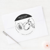 Conception Étiquette d'emballage de la jam d'abric (Enveloppe)