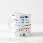 Conception exclusive personnalisée de café Mug (Devant gauche)