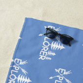 Conception Explorateur - Serviette de plage (En situation)