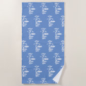 Conception Explorateur - Serviette de plage (Devant)