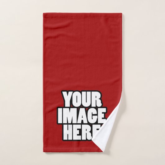 Conception facile Votre propre personnalisation un (Serviette à main)