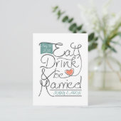 conception faire-part de mariage (Debout devant)