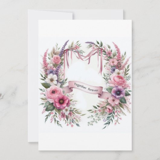 Conception faire-part de mariage (Devant)