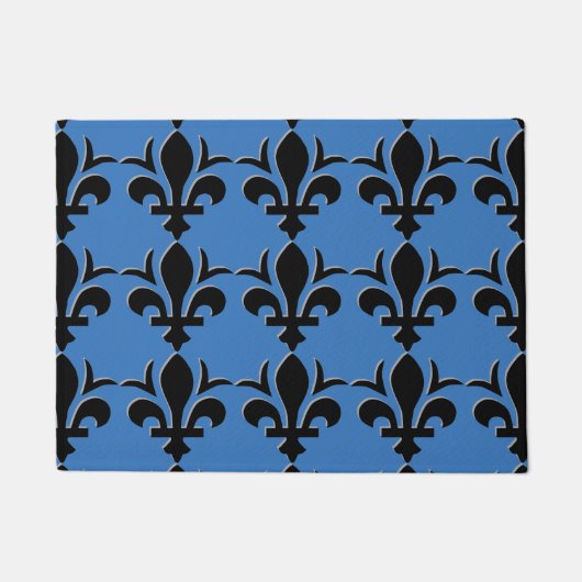 Conception Fleur-De-Lis sur le tapis de porte (Devant)