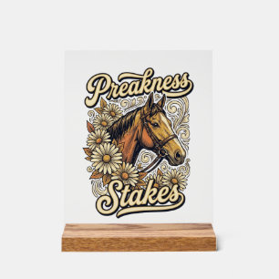 Conception Fleurale de Course de Cheval Vintage Pr