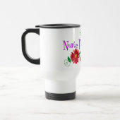 Conception florale de tasse de voyage de (Gauche)