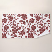 conception florale extensible faite avec des graph (Serviette de bain)