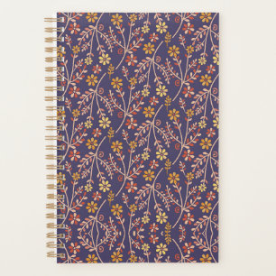 Conception florale fantaisiste avec des vignes sur