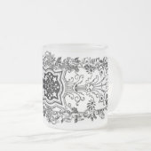 Conception florale Mug congelé (Devant droit)