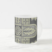 Conception florale Mug congelé (Devant droit)