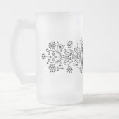 Conception florale Mug congelé (Gauche)