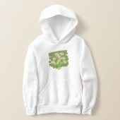 Conception florale rustique sur fond vert (Poser)