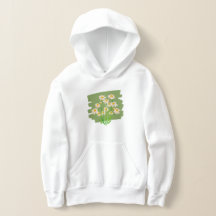 Conception florale rustique sur fond vert
