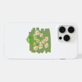 Conception florale rustique sur fond vert (Verso Horizontal)