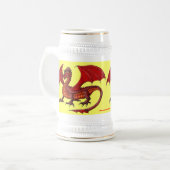 Conception fraîche de tasse de bière de dragon (Devant gauche)