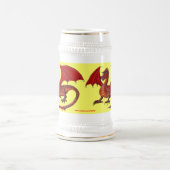 Conception fraîche de tasse de bière de dragon (Centre)