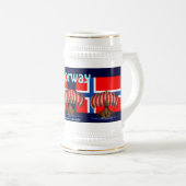 Conception fraîche de tasse de bière de la Norvège (Devant droit)