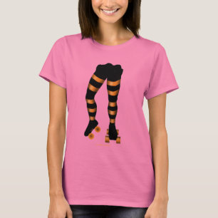 Conception fraîche drôle de T-shirt de patineur